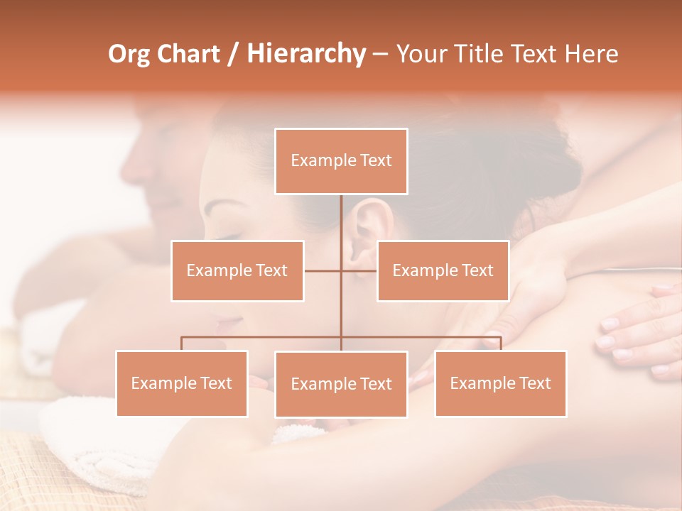 A Woman Getting A Back Massage From A Man PowerPoint Template