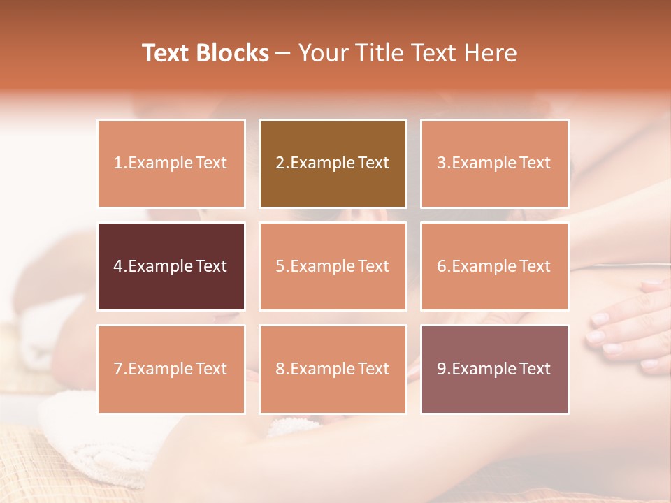 A Woman Getting A Back Massage From A Man PowerPoint Template