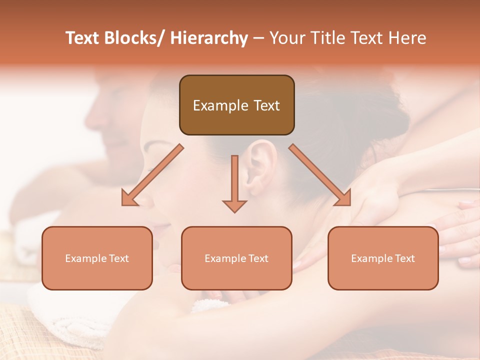 A Woman Getting A Back Massage From A Man PowerPoint Template