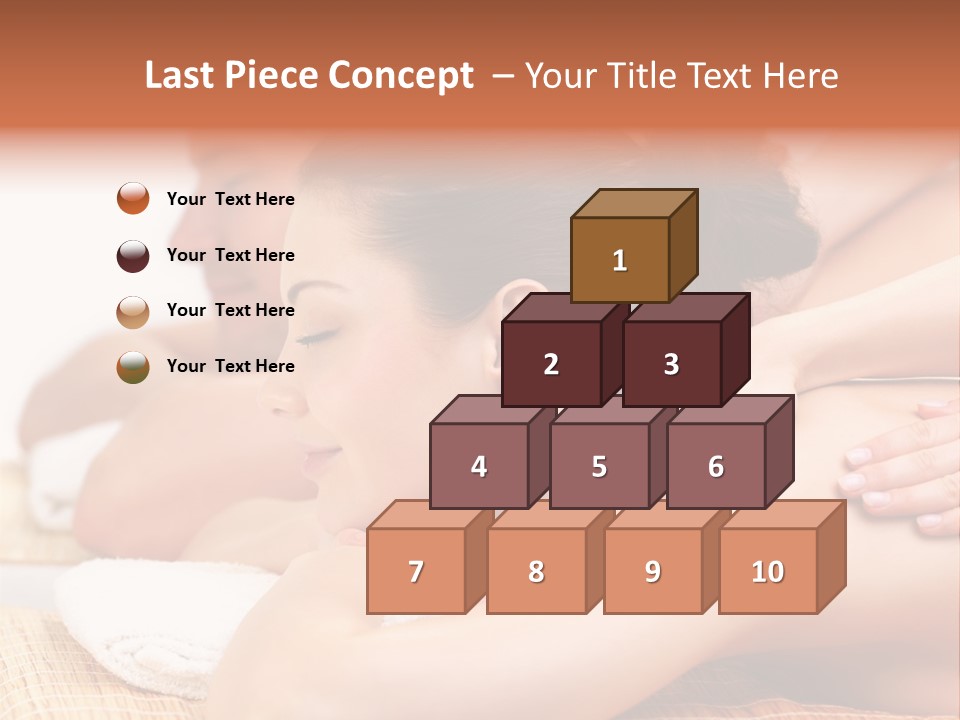 A Woman Getting A Back Massage From A Man PowerPoint Template