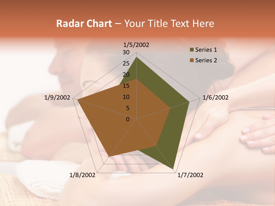 A Woman Getting A Back Massage From A Man PowerPoint Template
