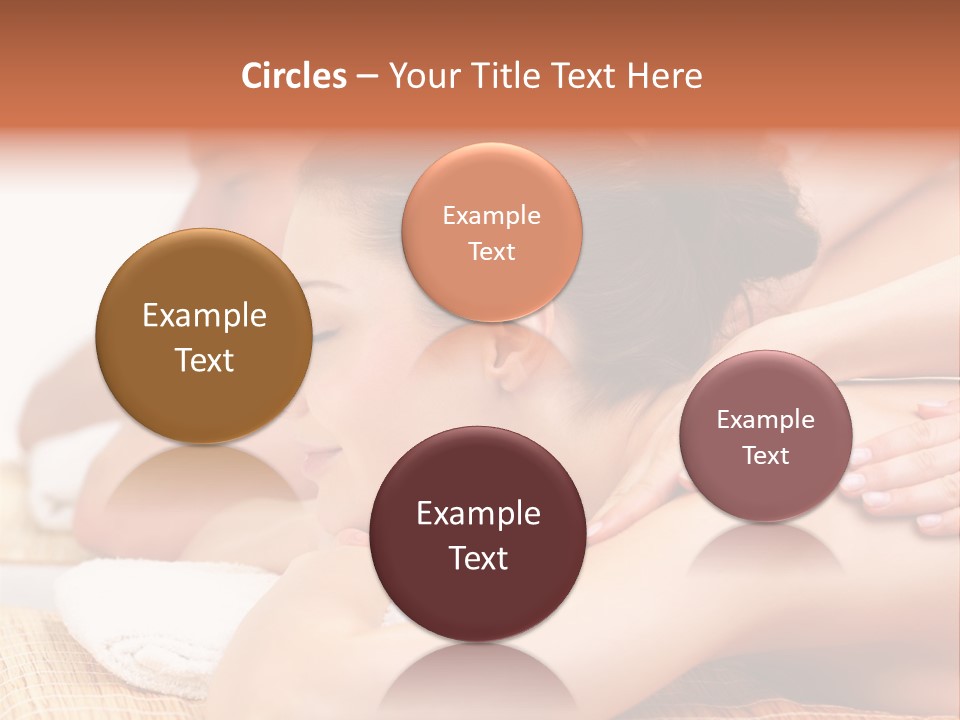 A Woman Getting A Back Massage From A Man PowerPoint Template