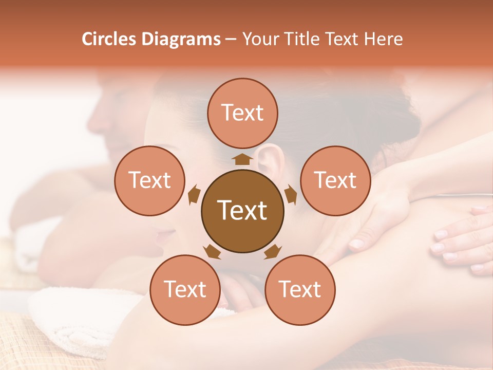 A Woman Getting A Back Massage From A Man PowerPoint Template