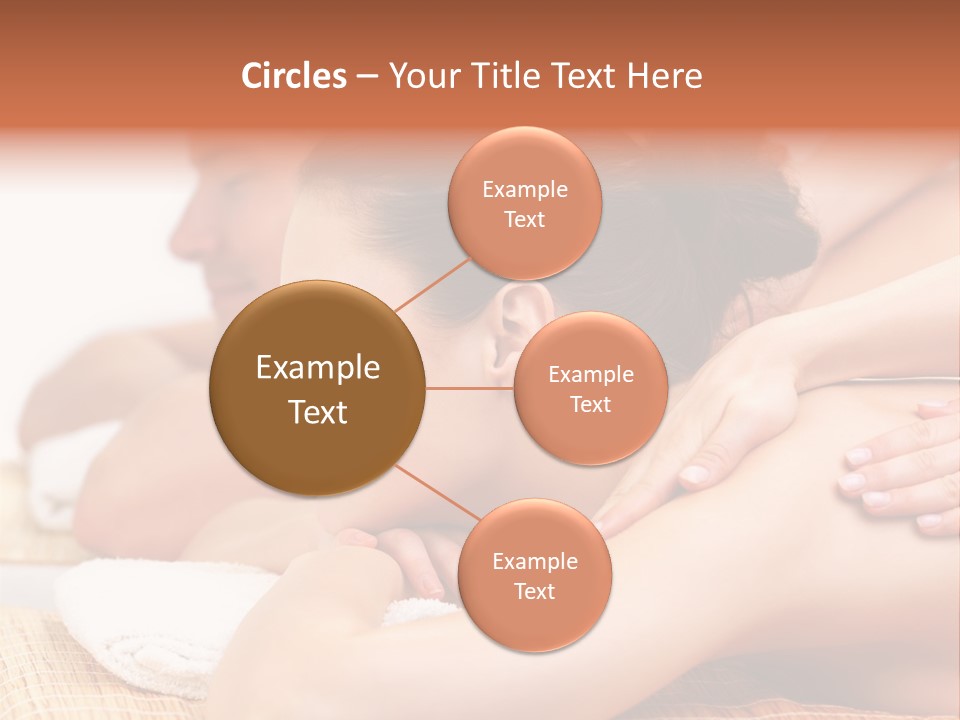 A Woman Getting A Back Massage From A Man PowerPoint Template