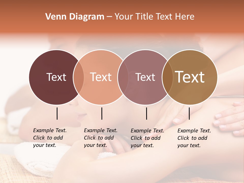 A Woman Getting A Back Massage From A Man PowerPoint Template