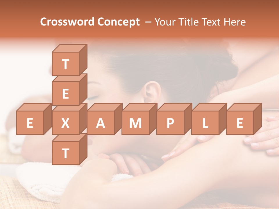 A Woman Getting A Back Massage From A Man PowerPoint Template