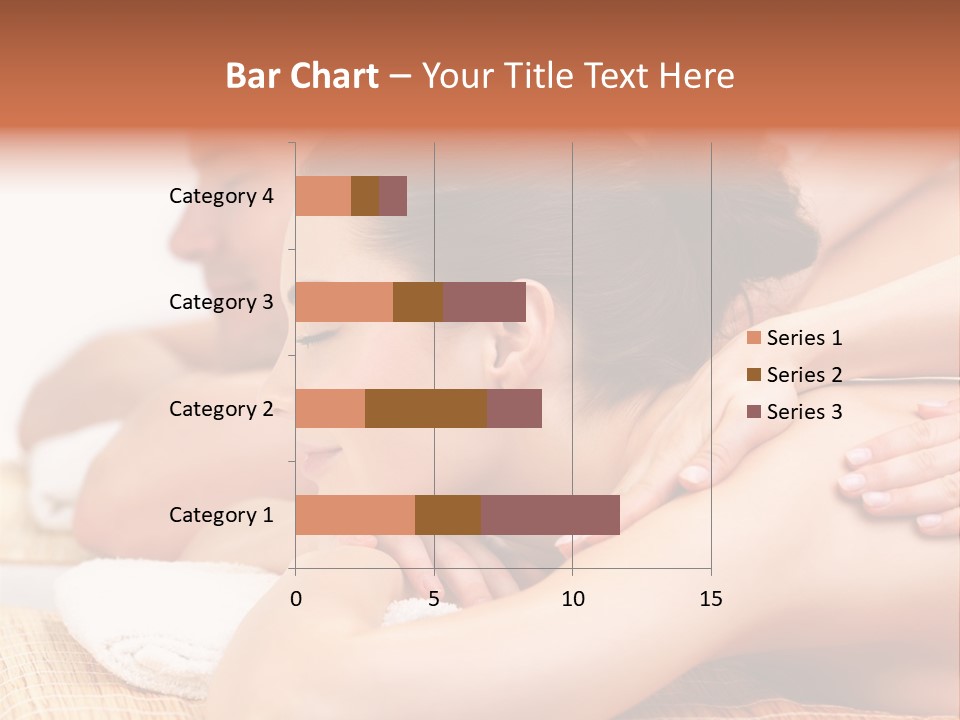 A Woman Getting A Back Massage From A Man PowerPoint Template