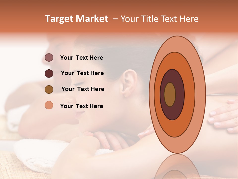 A Woman Getting A Back Massage From A Man PowerPoint Template