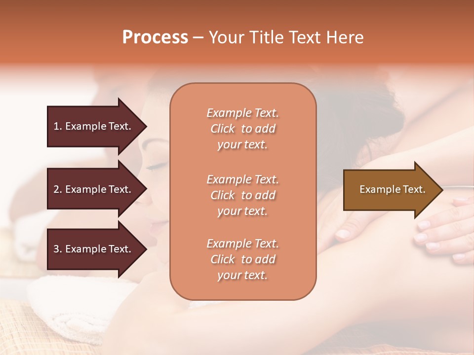 A Woman Getting A Back Massage From A Man PowerPoint Template