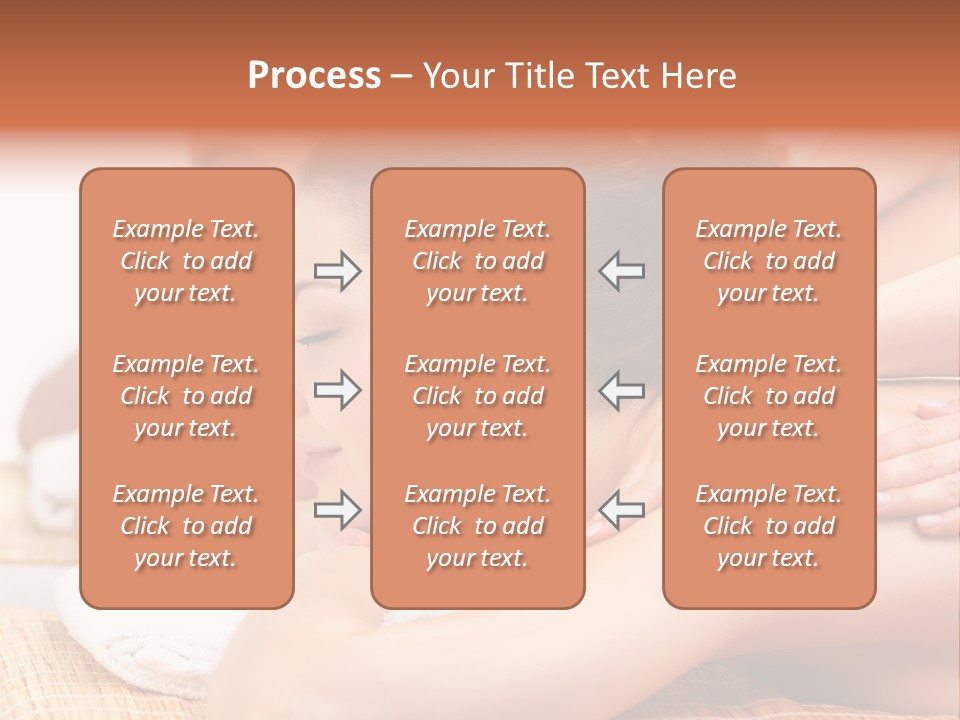 A Woman Getting A Back Massage From A Man PowerPoint Template