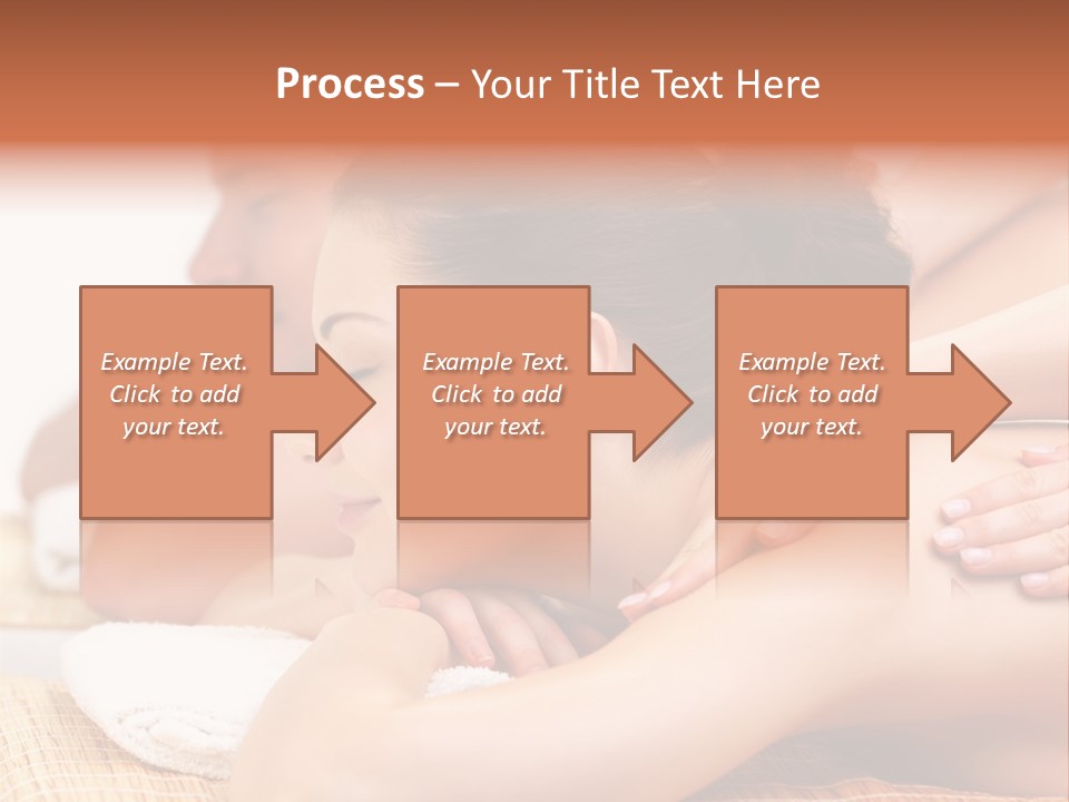 A Woman Getting A Back Massage From A Man PowerPoint Template