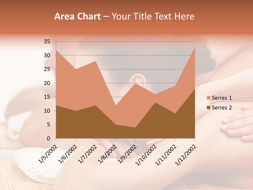 A Woman Getting A Back Massage From A Man PowerPoint Template