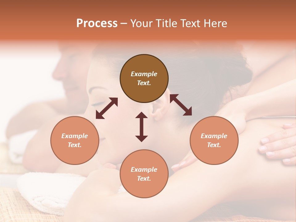 A Woman Getting A Back Massage From A Man PowerPoint Template