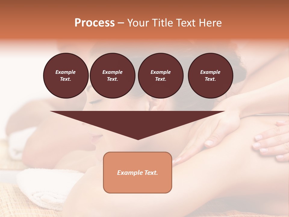 A Woman Getting A Back Massage From A Man PowerPoint Template