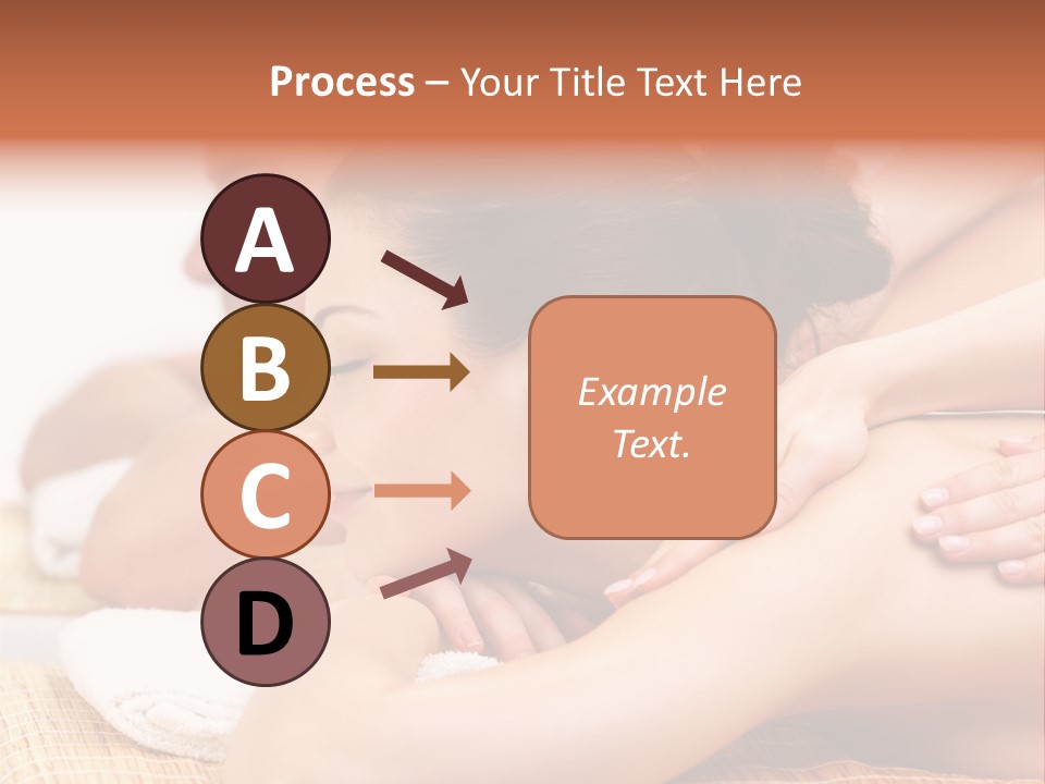 A Woman Getting A Back Massage From A Man PowerPoint Template