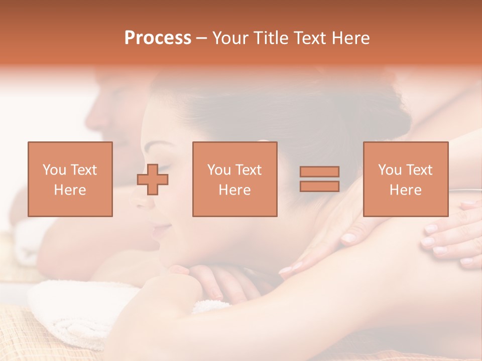 A Woman Getting A Back Massage From A Man PowerPoint Template