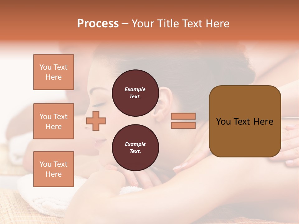 A Woman Getting A Back Massage From A Man PowerPoint Template