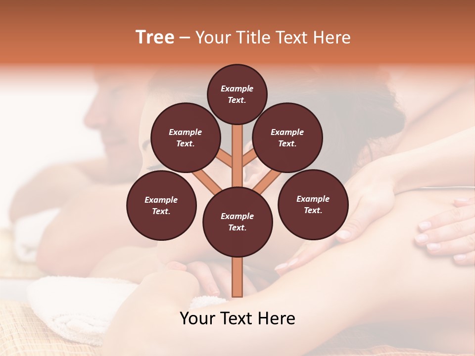 A Woman Getting A Back Massage From A Man PowerPoint Template