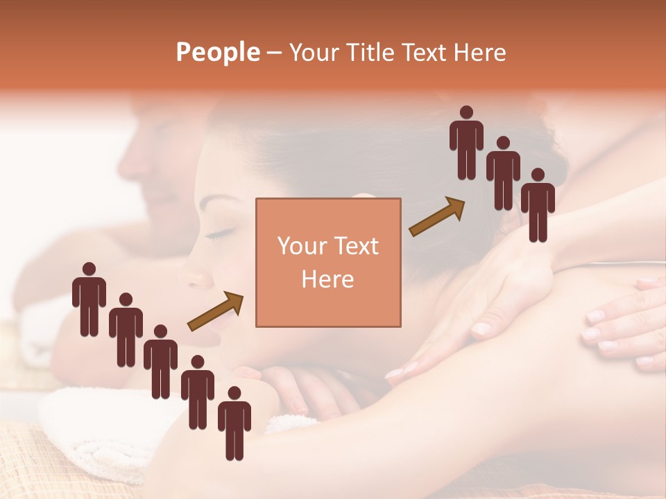 A Woman Getting A Back Massage From A Man PowerPoint Template