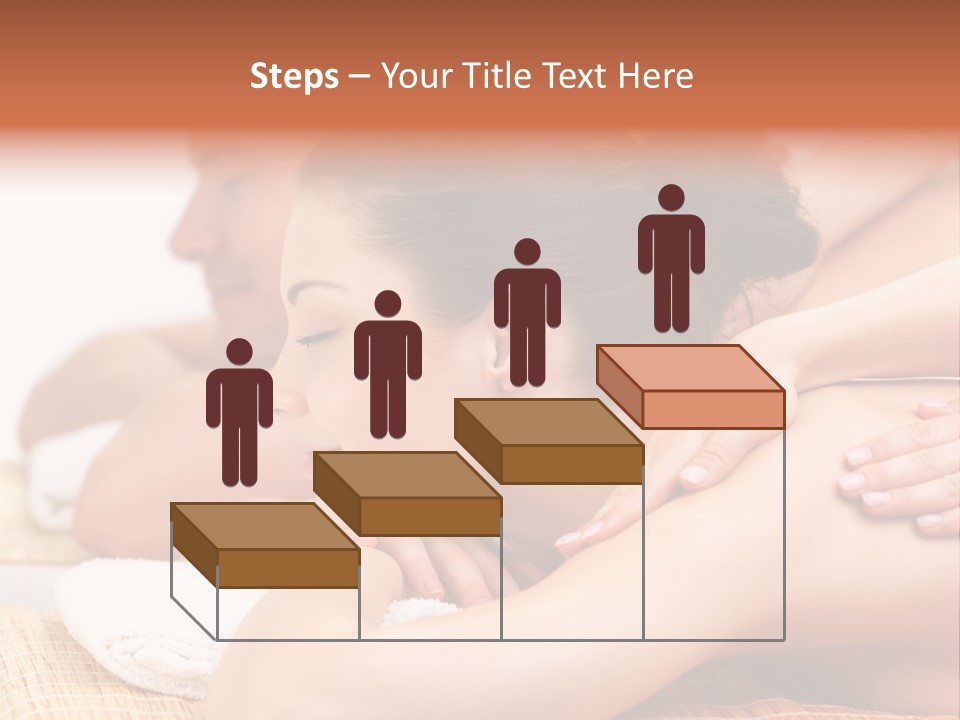 A Woman Getting A Back Massage From A Man PowerPoint Template