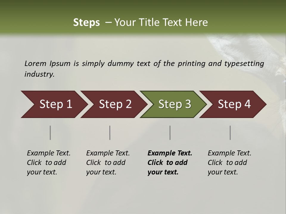 Wild Ringed Close PowerPoint Template