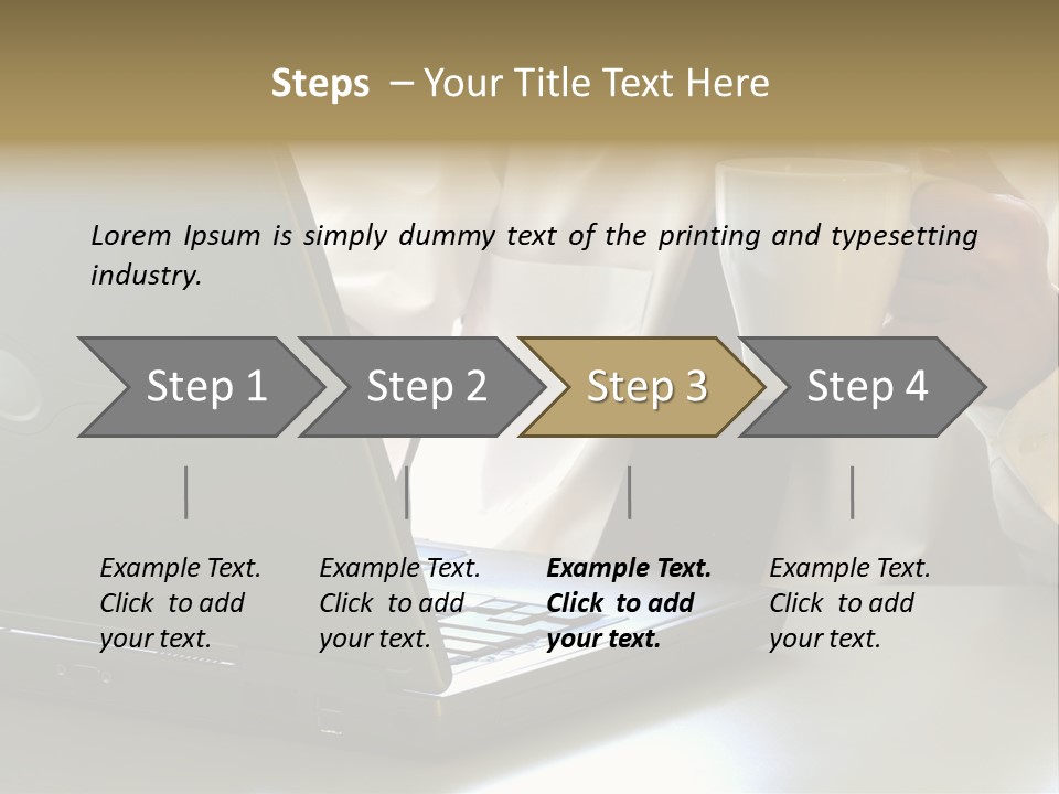 Hardworking Coffee Web PowerPoint Template