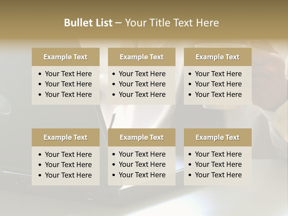 Hardworking Coffee Web PowerPoint Template