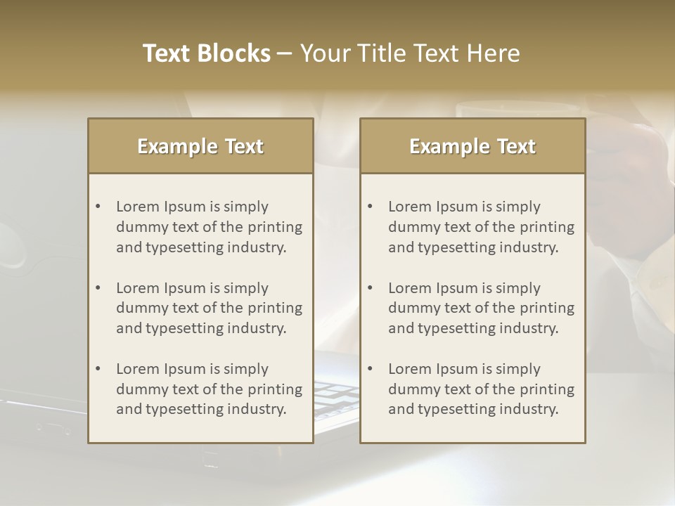 Hardworking Coffee Web PowerPoint Template