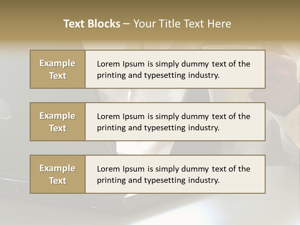 Hardworking Coffee Web PowerPoint Template