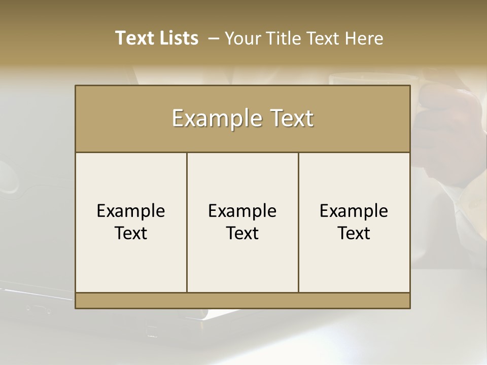 Hardworking Coffee Web PowerPoint Template