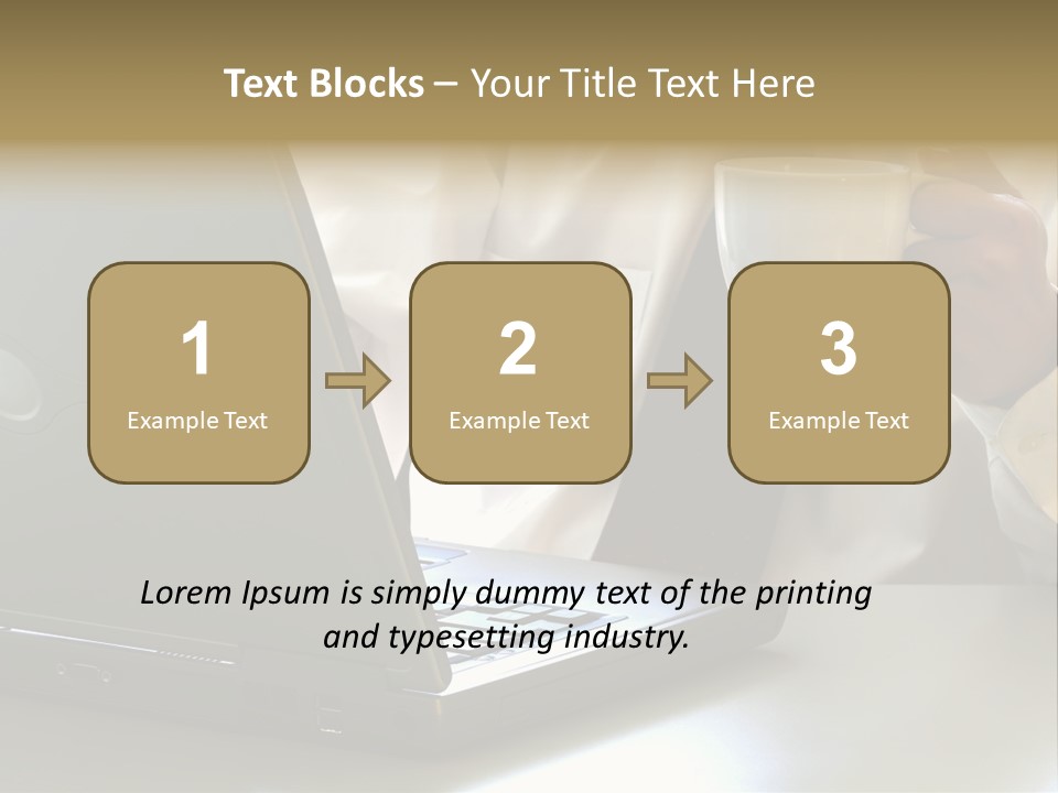 Hardworking Coffee Web PowerPoint Template