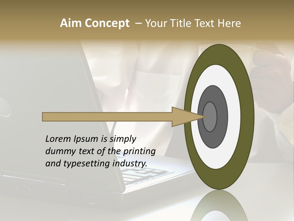 Hardworking Coffee Web PowerPoint Template