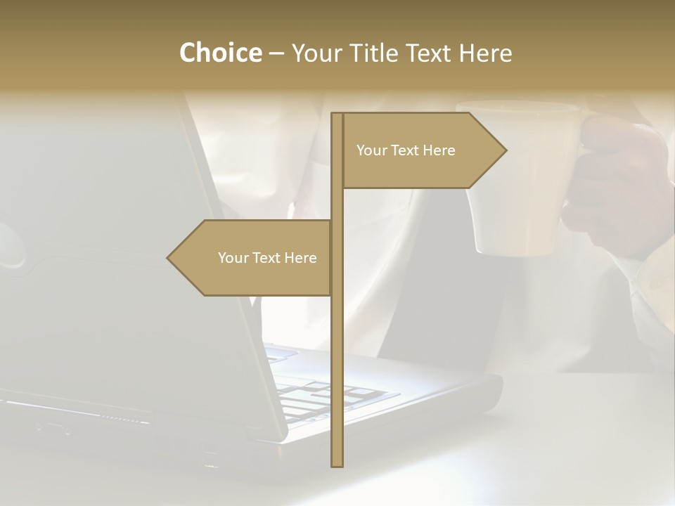 Hardworking Coffee Web PowerPoint Template