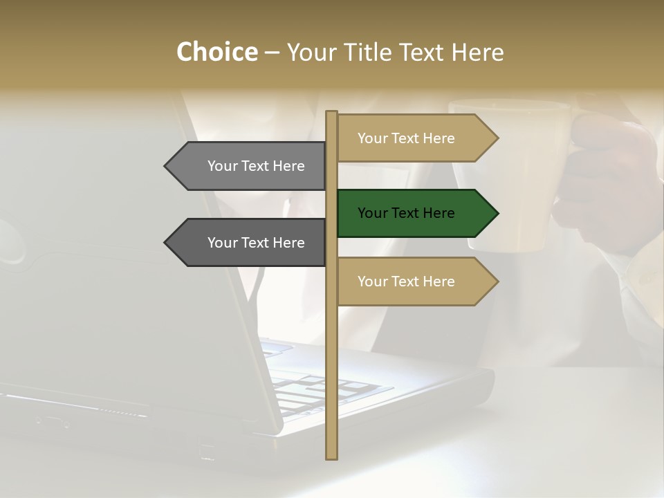 Hardworking Coffee Web PowerPoint Template
