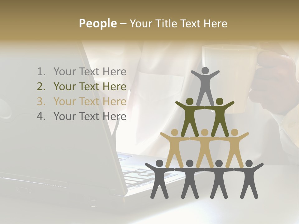 Hardworking Coffee Web PowerPoint Template