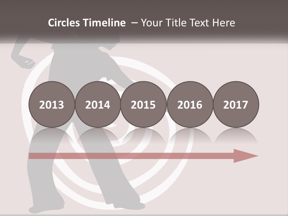 A Silhouette Of A Woman With A Gun In Her Hand PowerPoint Template