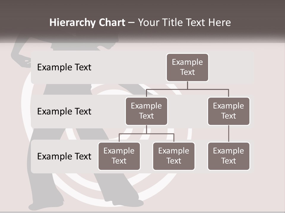 A Silhouette Of A Woman With A Gun In Her Hand PowerPoint Template