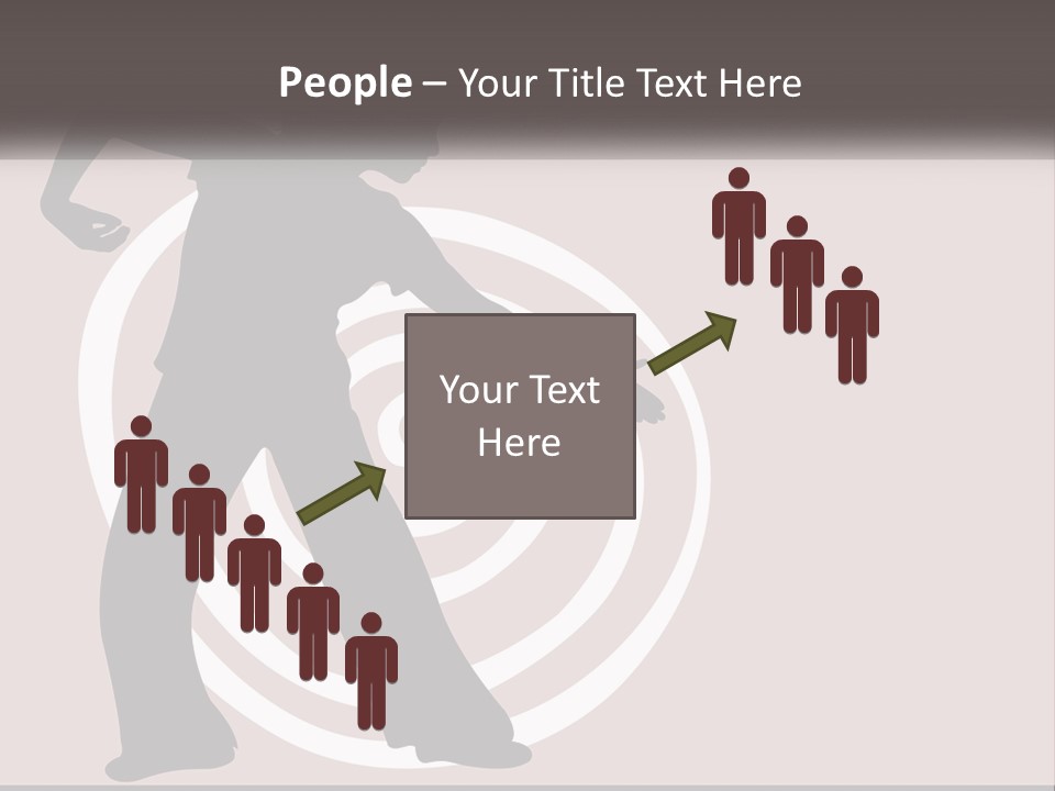 A Silhouette Of A Woman With A Gun In Her Hand PowerPoint Template