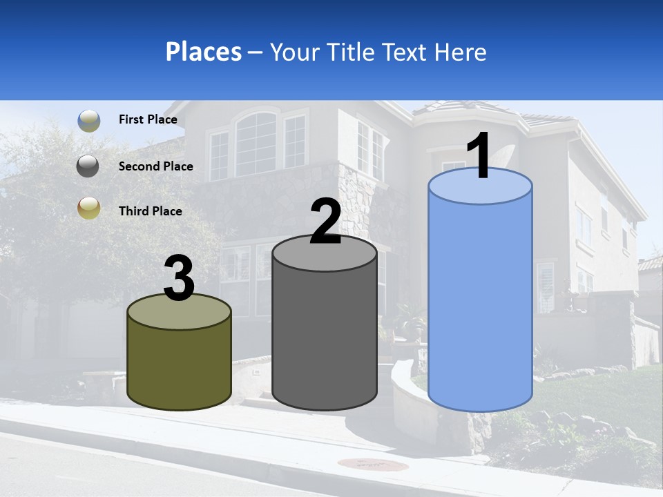 Contemporary Grass Window PowerPoint Template