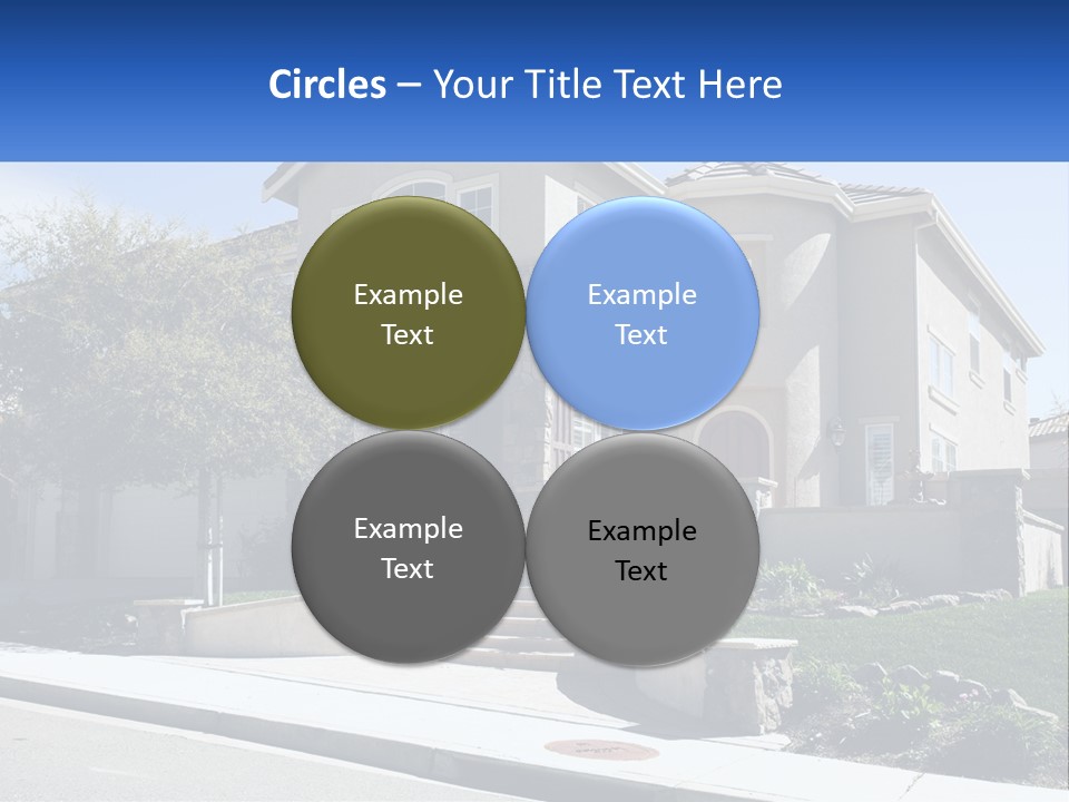 Contemporary Grass Window PowerPoint Template