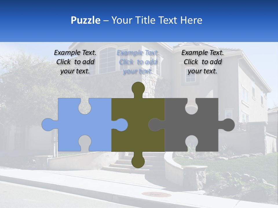 Contemporary Grass Window PowerPoint Template