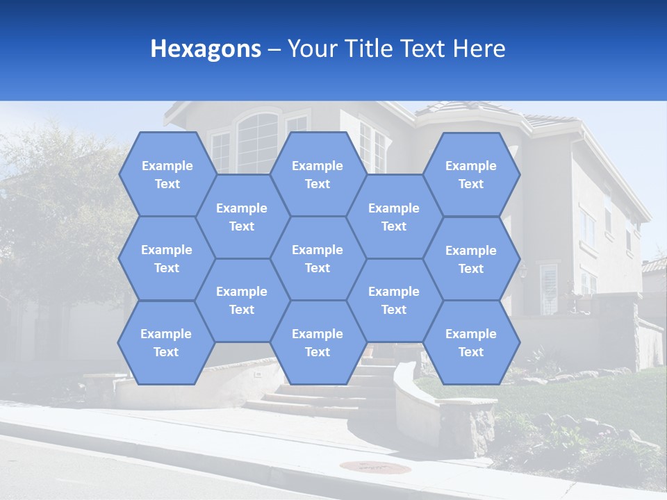 Contemporary Grass Window PowerPoint Template