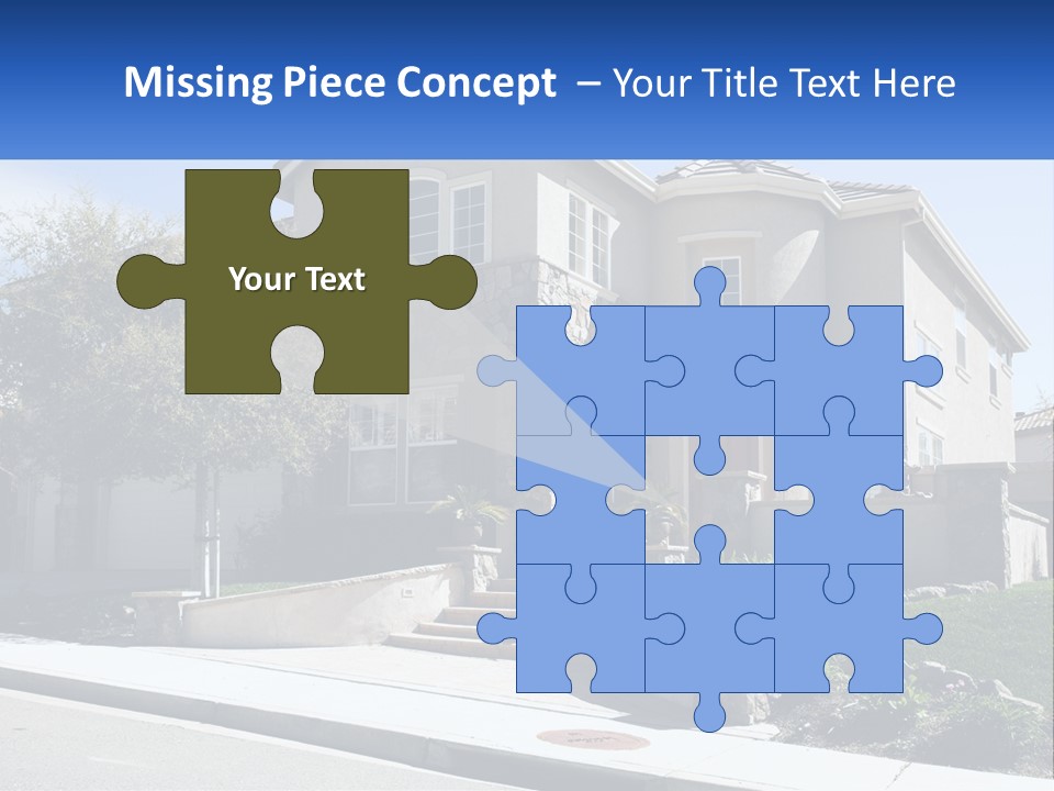 Contemporary Grass Window PowerPoint Template