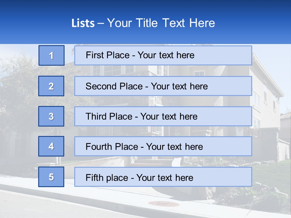 Contemporary Grass Window PowerPoint Template