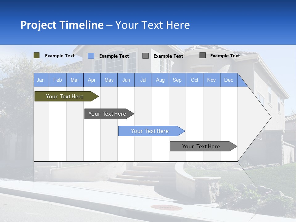 Contemporary Grass Window PowerPoint Template