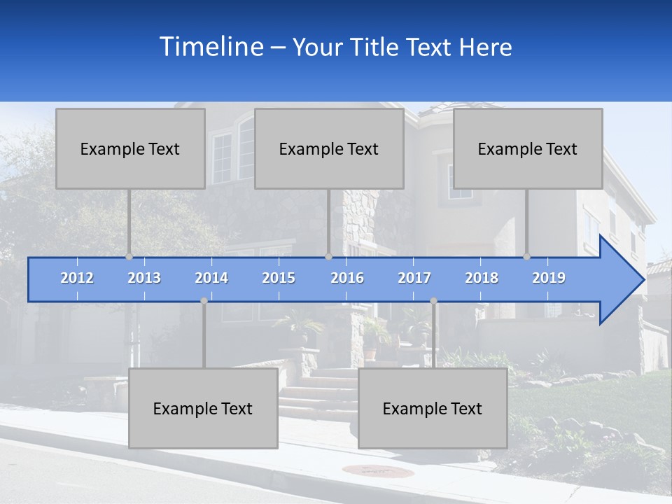 Contemporary Grass Window PowerPoint Template