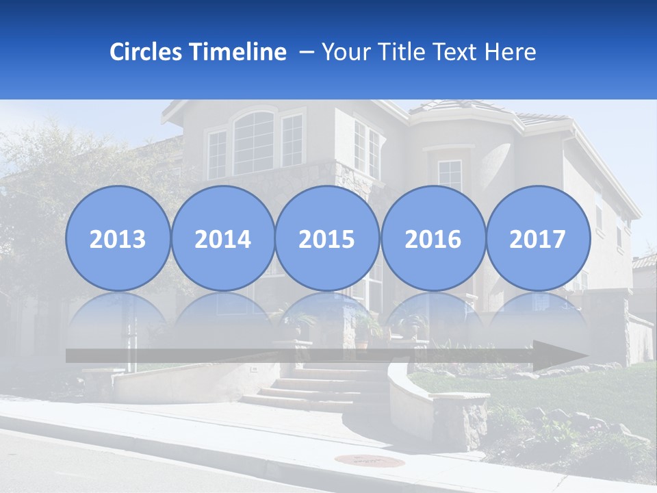 Contemporary Grass Window PowerPoint Template
