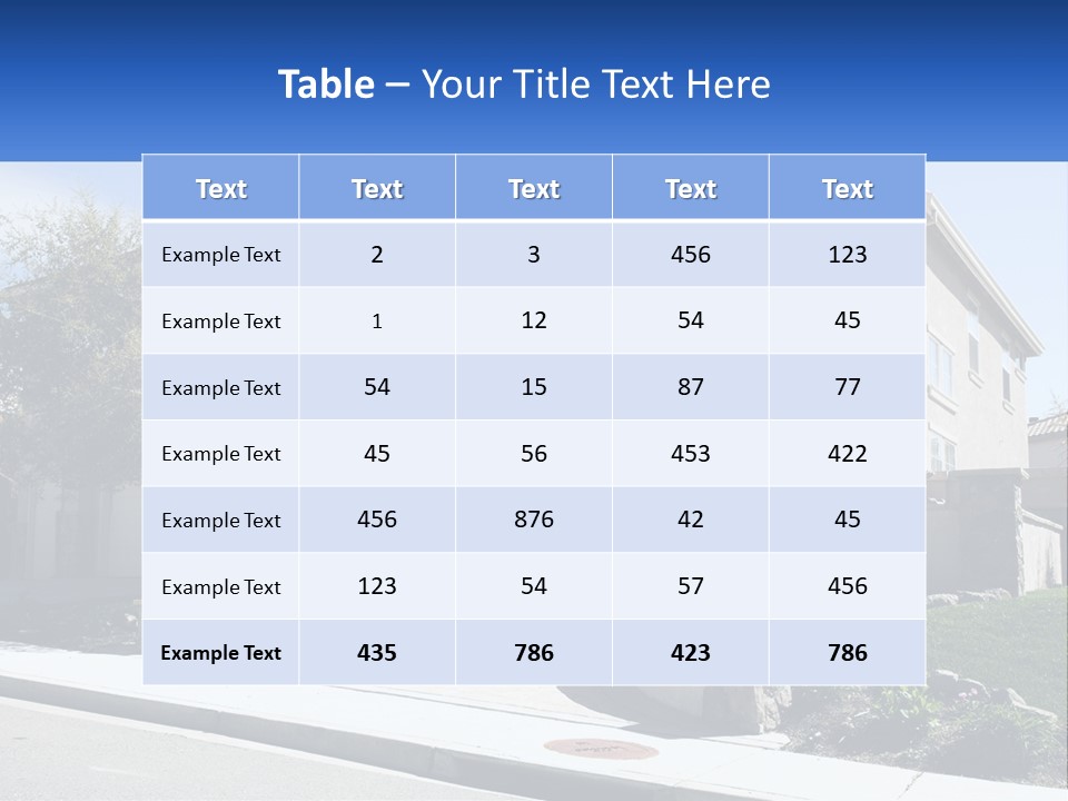 Contemporary Grass Window PowerPoint Template