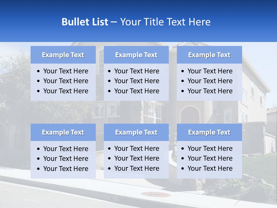 Contemporary Grass Window PowerPoint Template