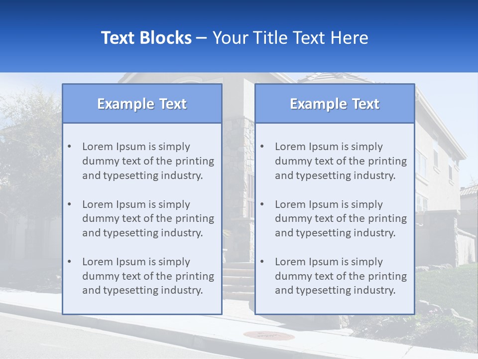 Contemporary Grass Window PowerPoint Template